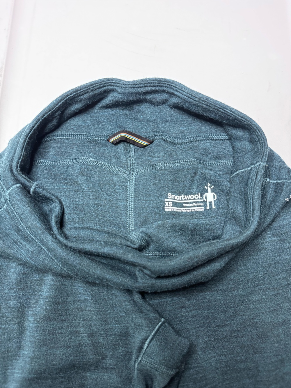 Smartwool Women's XS Classic Thermal 250 Merino Wool Base Layer Teal Midweight - Picture 4 of 10